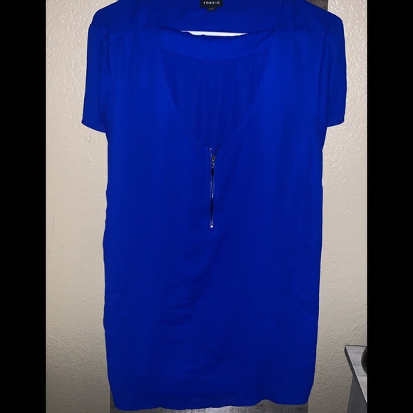 torrid Tops - Torrid chiffon , zipper top size 1 xl